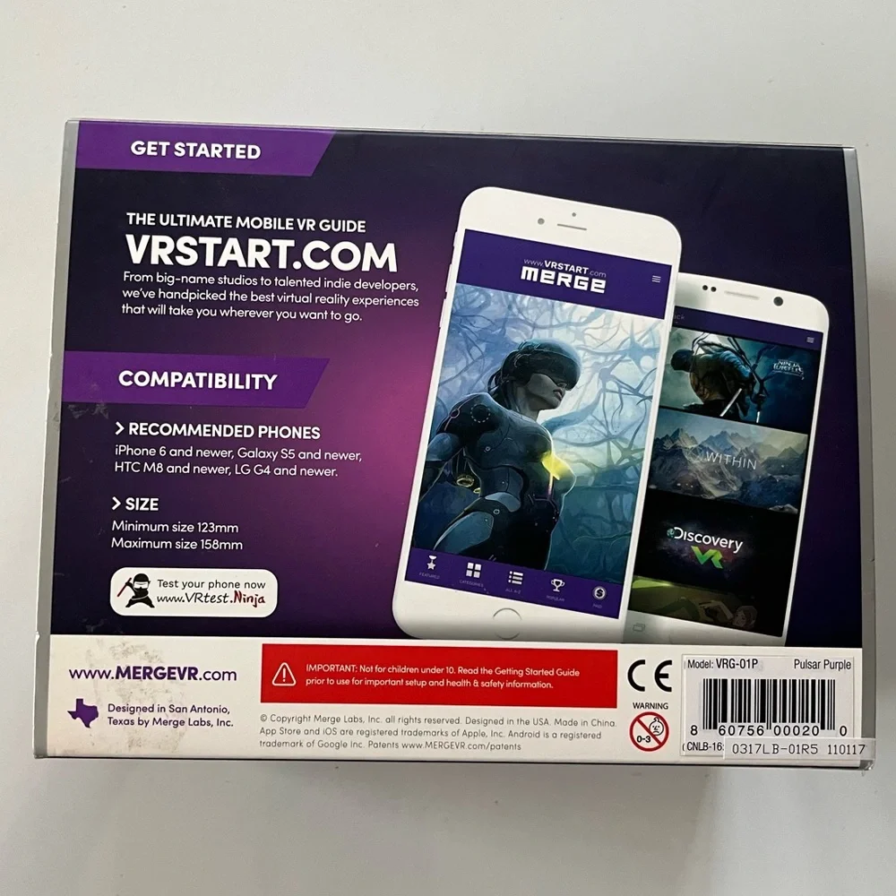 MERGE VR/AR GOGGLES- Powered by your Android or iOS device